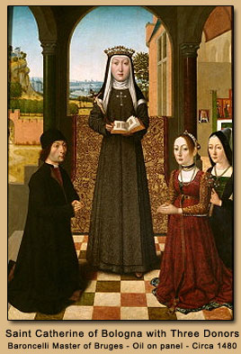 St. Catherine with Three Donors